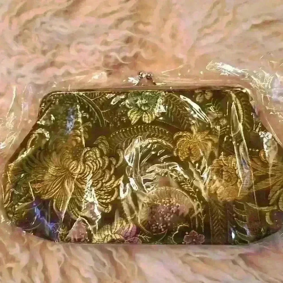 None Handbags - Silk wallet with snap and